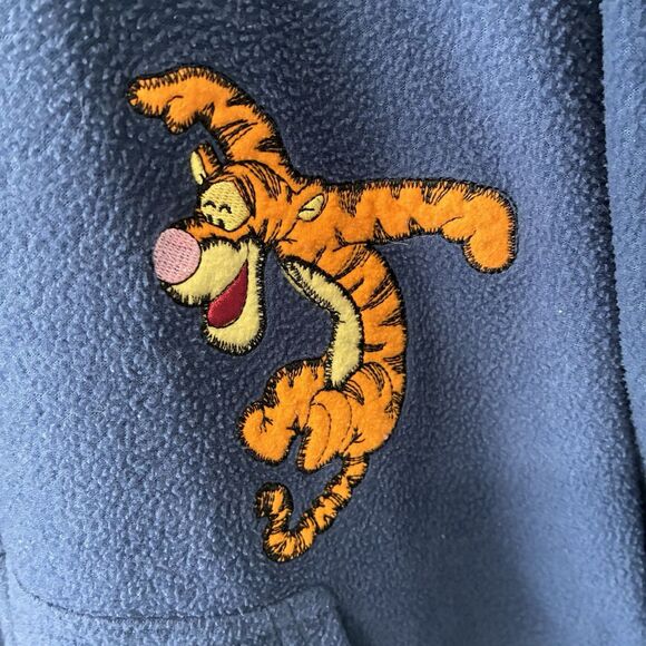 Vintage Disney Tigger Winnie The Pooh Full Zip Fleece Hoodie Women's Size 3X/24W - Picture 5 of 11